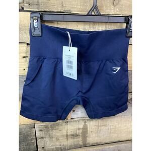 Gymshark Everyday Seamless Shorts Small Body Fit Navy